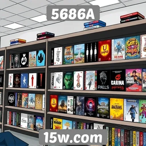 Destaques da biblioteca de jogos do site 5686A