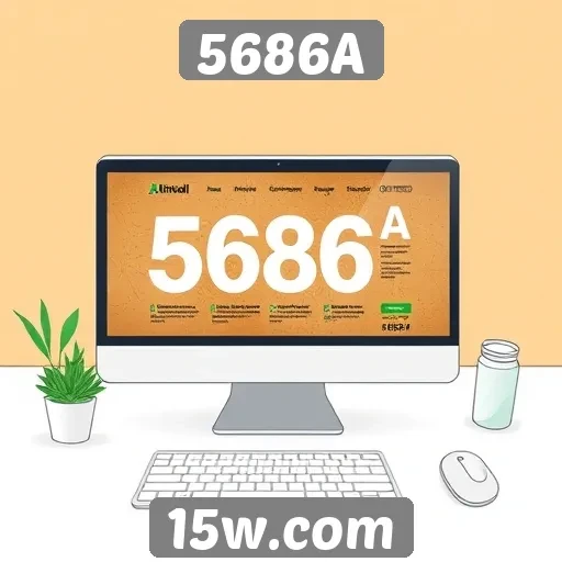 Análise da interface do usuário do site 5686A